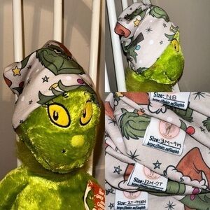 Grinch Christmas tree slouch beanie new